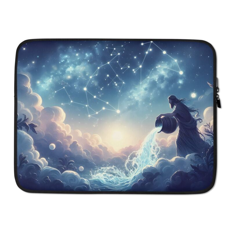 Laptop Bag Aquarius Zodiac Sign