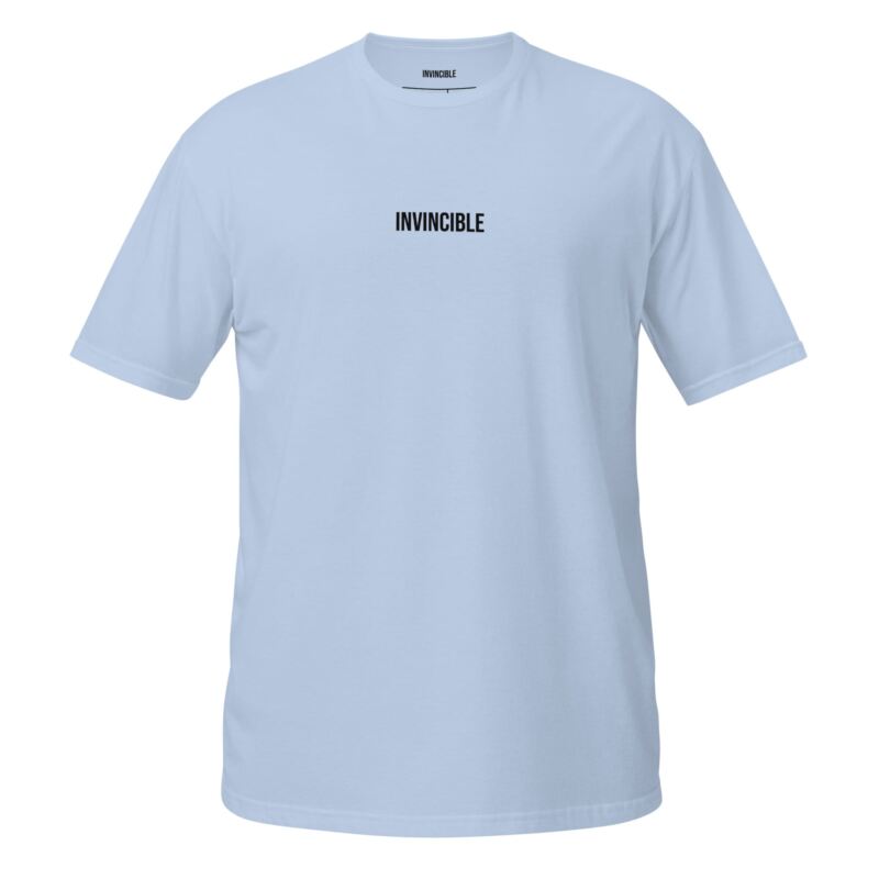 T-Shirt Invincible (B = Black Text) Introducing The T-Shirt Invincible – The Ultimate Wardrobe Essential That Stands The Test Of Time.