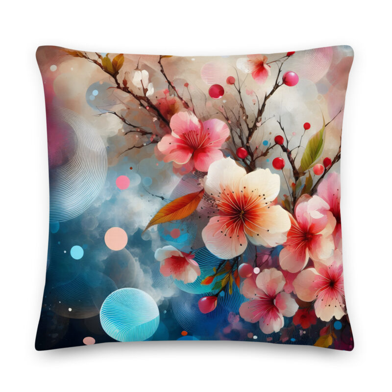 Premium Pillow Cherry Blossoms