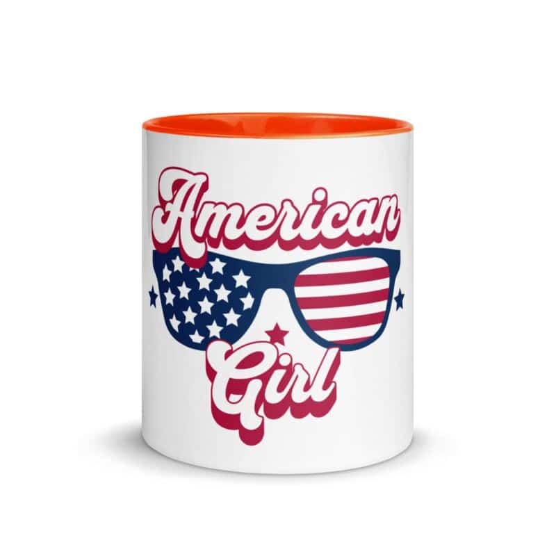 Mug With Color Inside American Girl