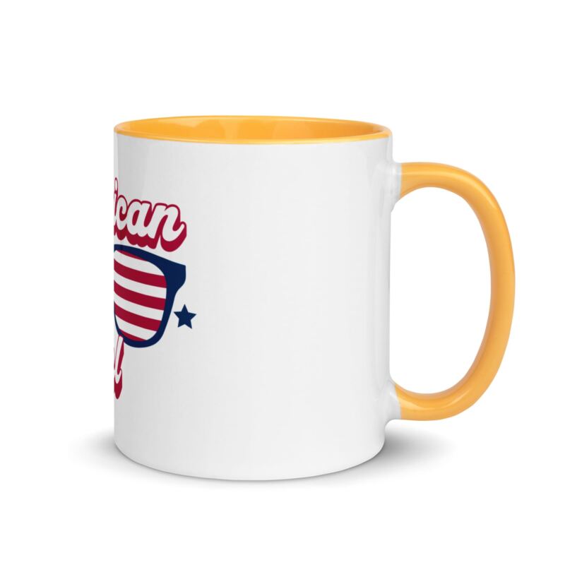 Mug With Color Inside American Girl