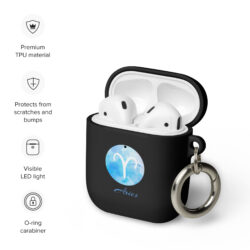 Rubber Case For Airpods® For Zodiac Sign Aries