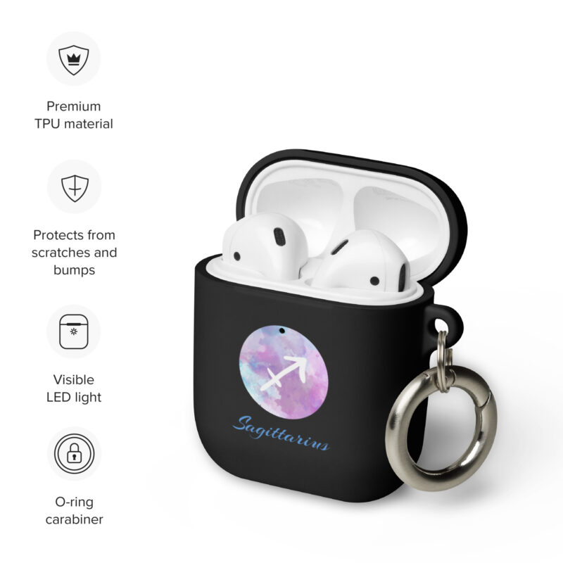 Rubber Case For Airpods® For Zodiac Sign Sagittarius