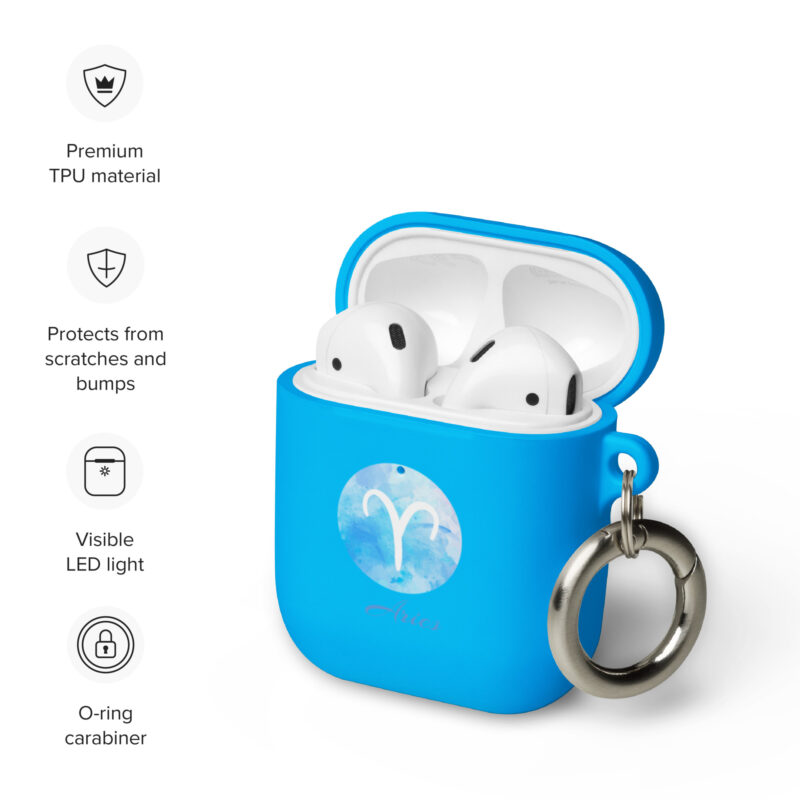 Rubber Case For Airpods® For Zodiac Sign Aries