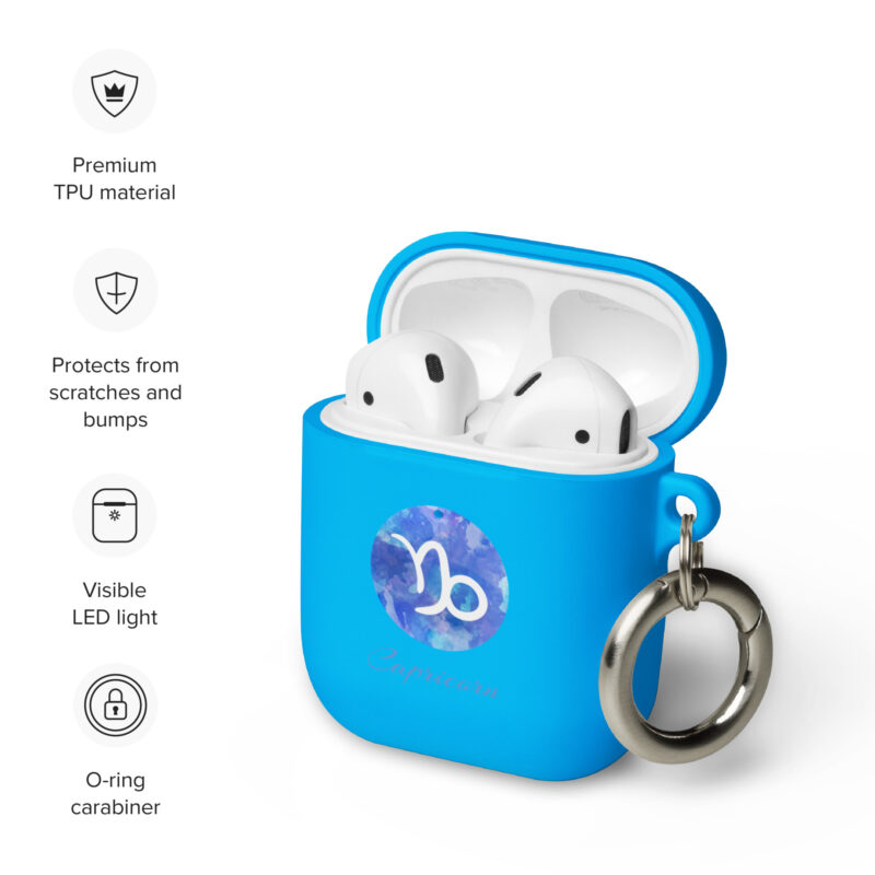 Rubber Case For Airpods® For Zodiac Sign Capricorn