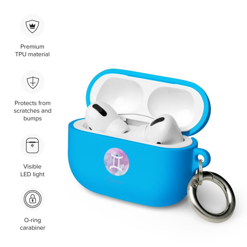 Rubber Case For Airpods® For Zodiac Sign Gemini