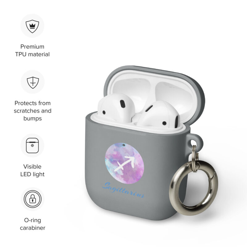 Rubber Case For Airpods® For Zodiac Sign Sagittarius