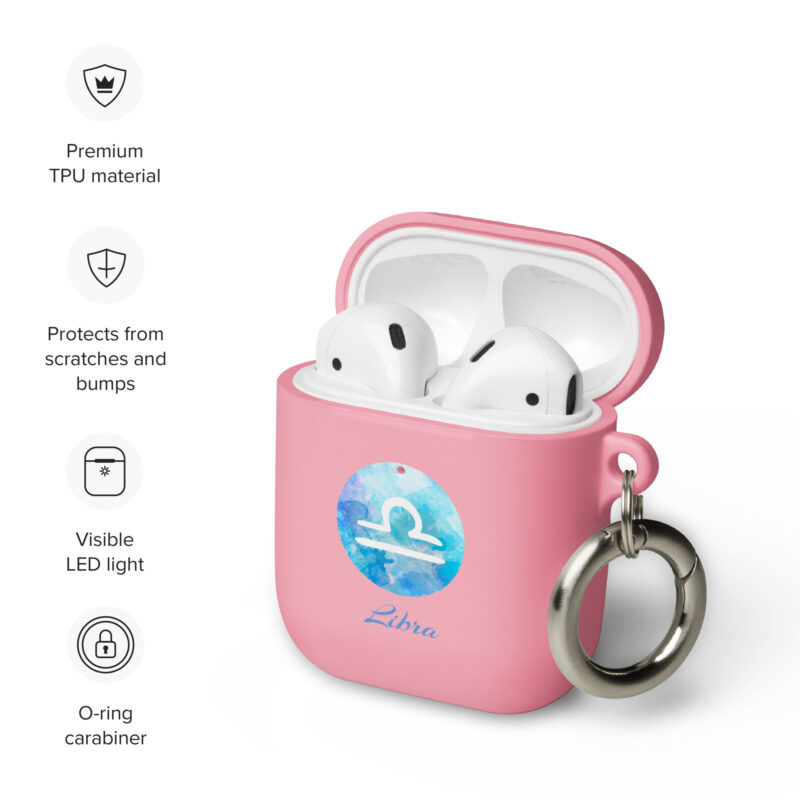 Rubber Case For Airpods® For Zodiac Sign Libra