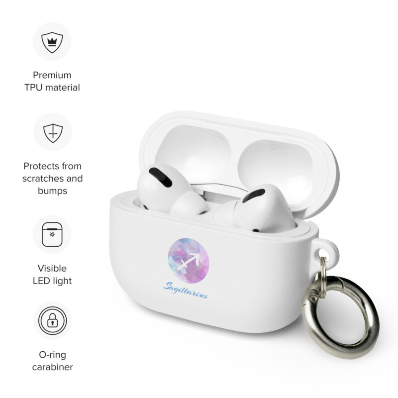 Rubber Case For Airpods® For Zodiac Sign Sagittarius