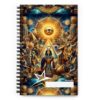 Spiral notebook Majestic Egyptian mythology motif