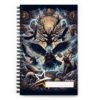 Spiral notebook stunning Norse mythology motif