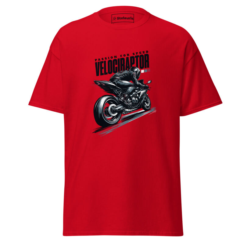 Velociraptor Biker T-Shirt