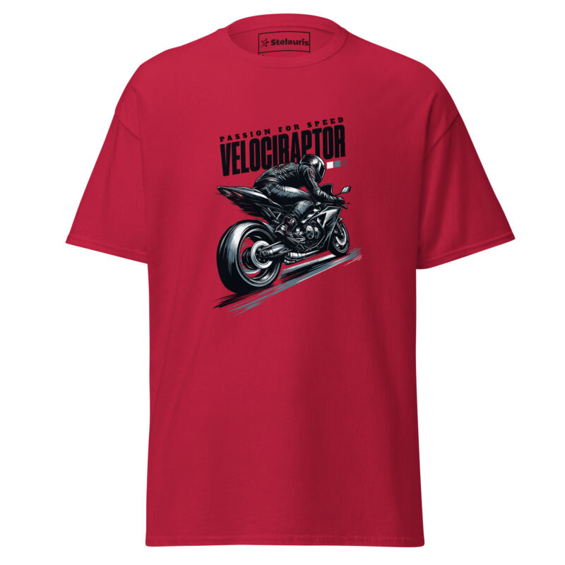 Velociraptor Biker T-Shirt