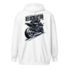 VELOCIRAPTOR Biker zip hoodie