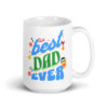 White Glossy Mug Best Dad Ever