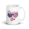 White glossy mug AMERICAN GIRL