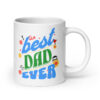 White glossy mug BEST DAD EVER