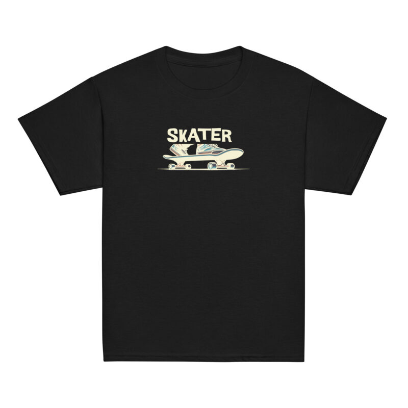 Youth Skater Graphic Tee – Classic Cotton T-Shirt For Kids L2