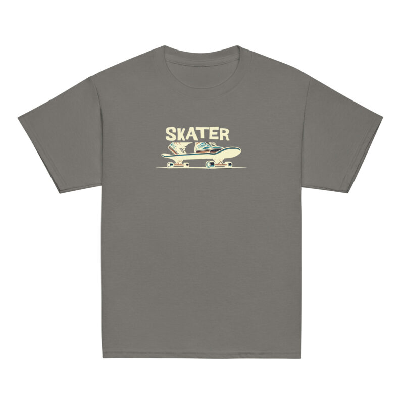 Youth Skater Graphic Tee – Classic Cotton T-Shirt For Kids L2