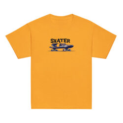 Youth Skater Graphic Tee – Classic Cotton T-shirt for Kids