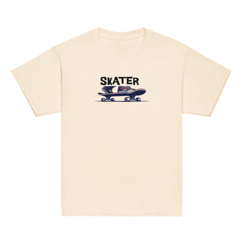 Youth Skater Graphic Tee – Classic Cotton T-Shirt For Kids