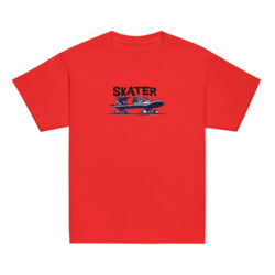 Youth Skater Graphic Tee – Classic Cotton T-shirt for Kids